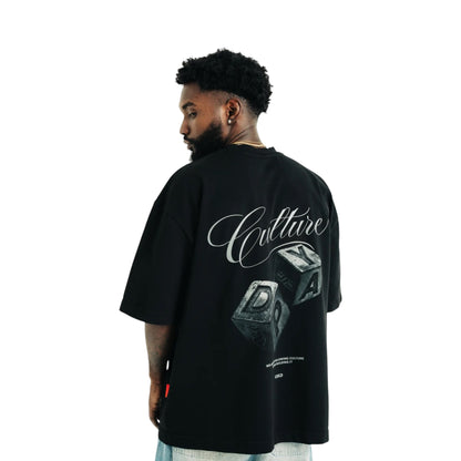 Culture Legacy Camiseta Negra Dados "DYPA"